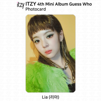 ITZY 4th Mini Album Guess Who Official Photocard Yeji Lia Ryujin