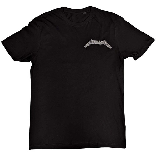 T-shirt Metallica 'Wuz Here' Noir Officiel - Neuf Avec étiquettes, Coupe Régulière
