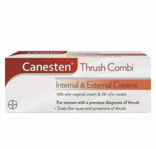 Canesten Thrush Combi Internal and External Vaginal Creams Thrush Treatment