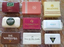 Various Vintage Hotel Bar Soap ~ pick/choose ~ MIN 2 ~ Ballys Whitehall Aquamer