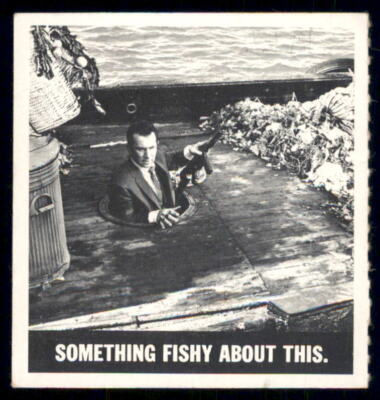 1966 Topps Get Smart #14 Something Fishy About This