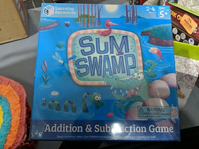 Learning Resources Sum Swamp Addition  Subtraction Game Lightly Damaged Package