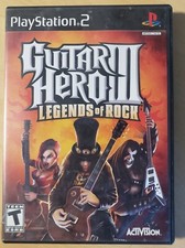 Guitar Hero lll 3: Legends of Rock (PlayStation 2, PS2) Complete w/ Manual