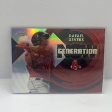 2022 Topps Chrome Update Baseball Rafael Devers Generation Now GNC-17 Red Sox