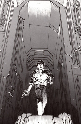 1995 AKIRA Poster 10.25'' x 8.1'' Japanese Vintage Katsuhiro Otomo Manga #110 READ