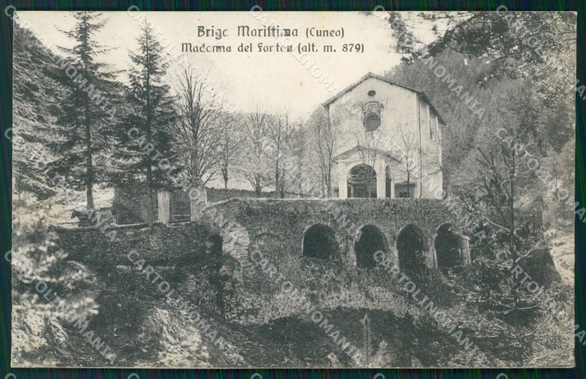 Cuneo Briga Marittima Madonna del Fontan cartolina MT6873