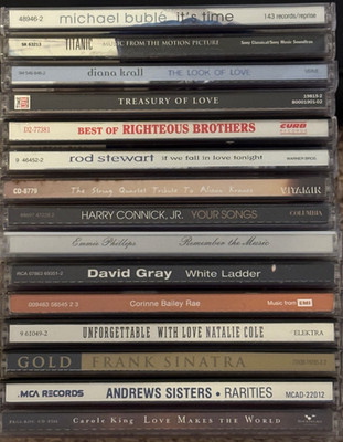 15-Pack Lot Easy Listening/Standards Hits CDs (Total 15 CDs-See Listing)