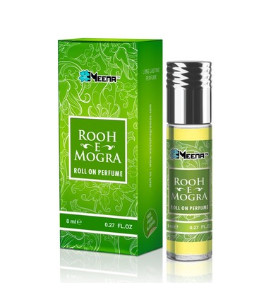 Meena Fragrances Rooh E Mogra Roll On Perfume Long Lasting Scent 8ml