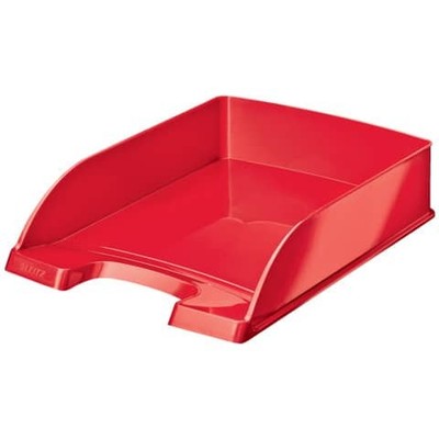 LEITZ Briefablage Plus WOW, A4, Polystyrol, rot 1 bis 20 Stk SPARE 59%