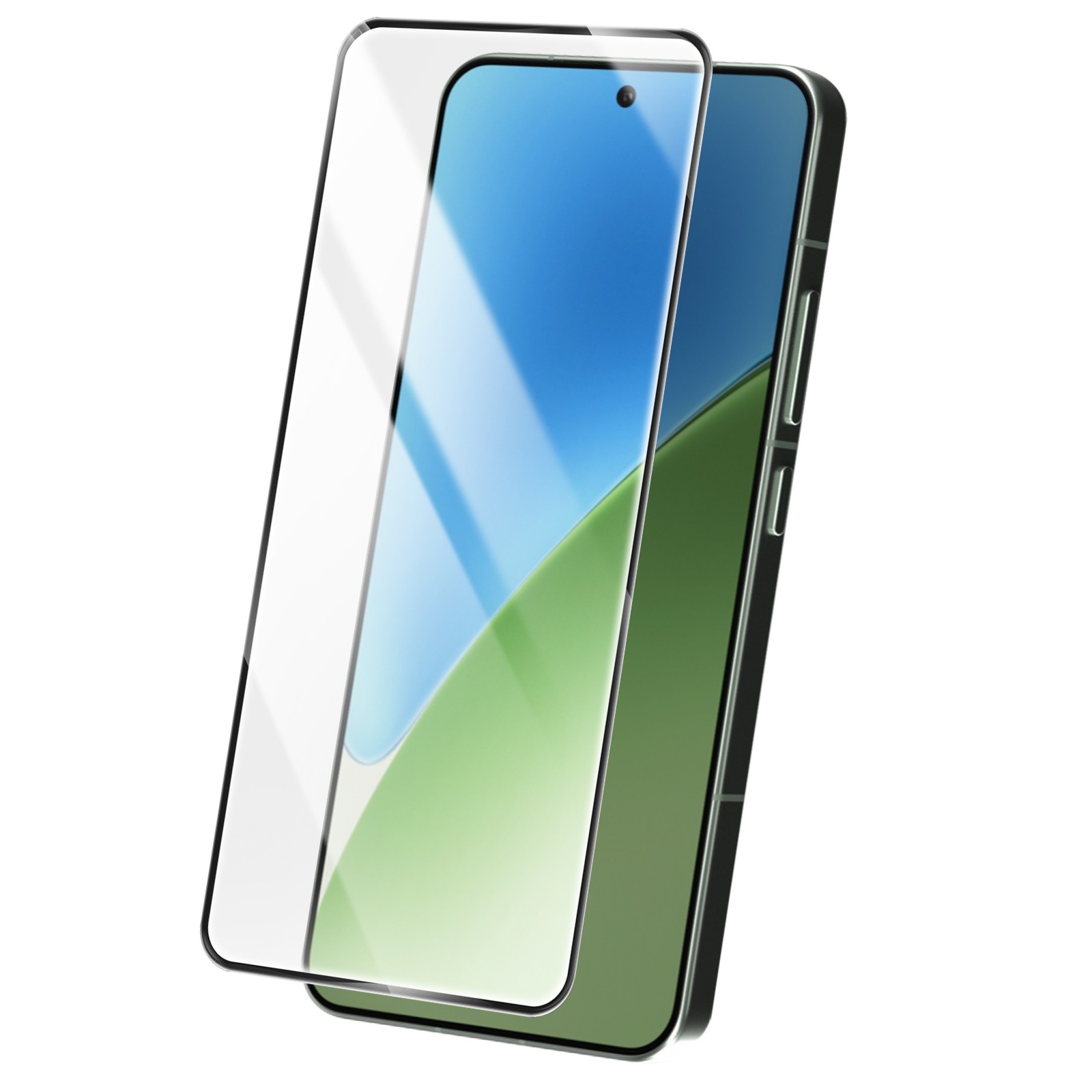 Film d'écran Avizar pour Xiaomi 15 en verre trempé transparent