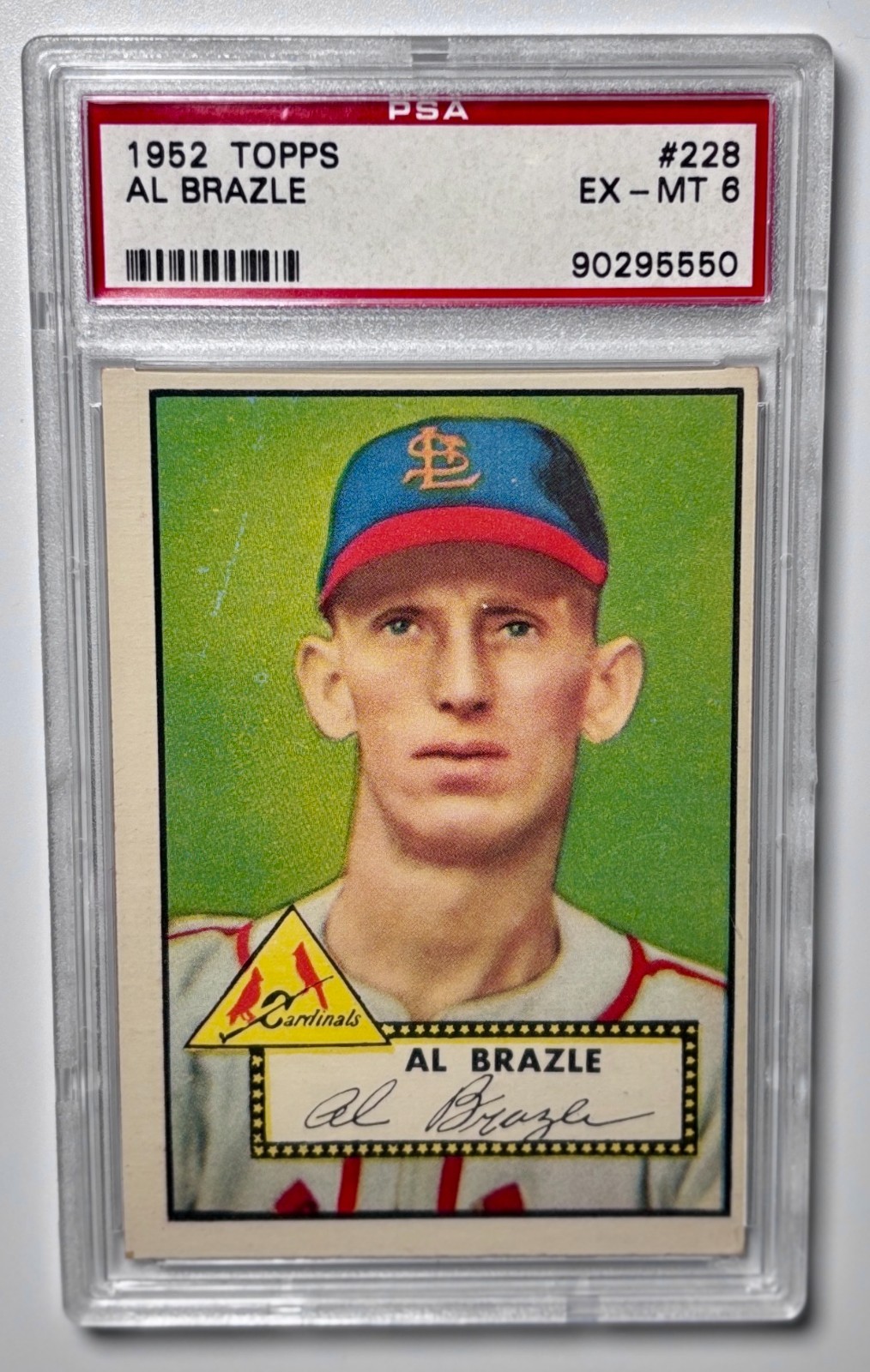 1952 Topps #228 Al Brazle PSA 6