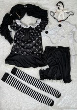 Gothic Rag Doll Women  s Halloween Costume Size SMALL 6-8 Extra Pieces Included