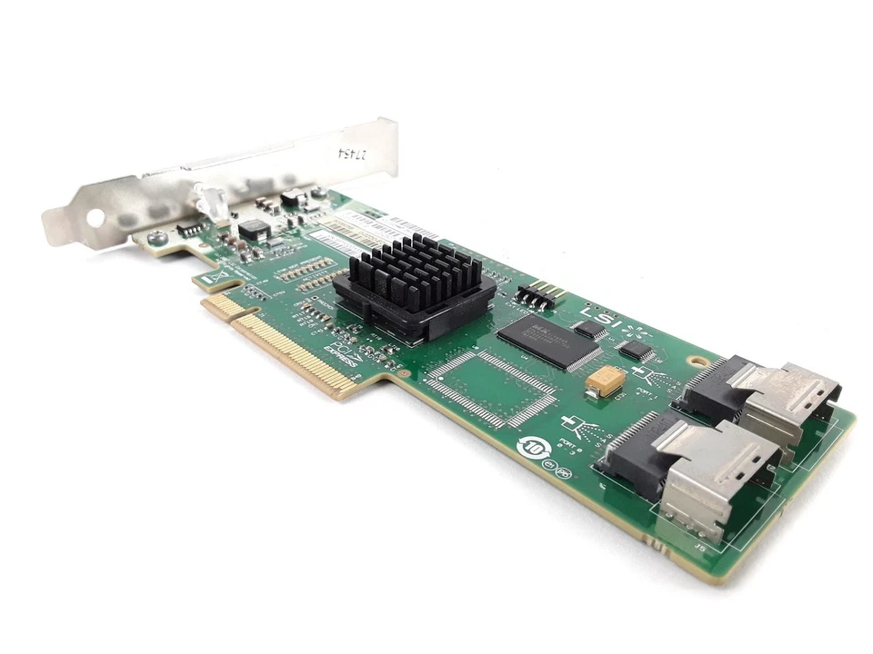 LSI MegaRAID SAS3081E-R 3 3Gbps 8 Porte SATA/SAS Host Adapter Controller PCI-E - Immagine 3 di 4