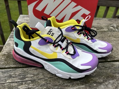 Nike Air Max 270 React GEOMETRIC ABSTRACT BQ0103-101 Size 6Y Women s 7.5