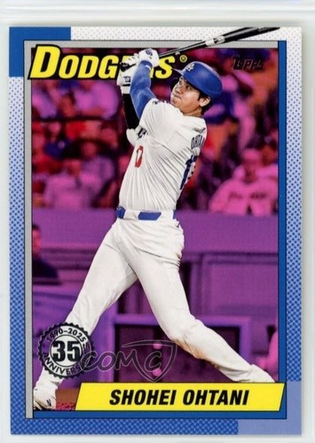 2025 Topps Series 1 1990 Topps Baseball Pink Shohei Ohtani #T90-100 1ut9