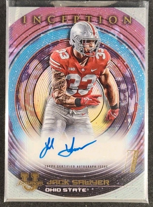 2022-23 Bowman Inception University - Autographs Jack Sawyer #BIA-JSR