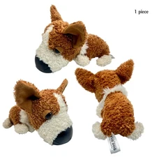 Artlist Collection THE DOG Welsh Corgi PlushLaying Brown White Big Nose 2000