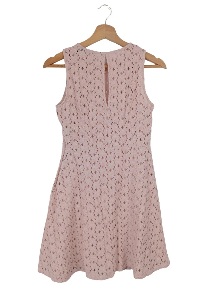 VERO MODA Vestido de encaje Mujeres Vestido Talla EU 34 rosa elegante - Imagen 2 de 4