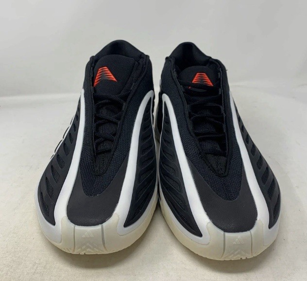 Adidas Anthony Edwards 2 AE2 Infrared Black Sneakers, Size 12 Men