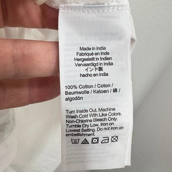 J. Crew Embellished Jewel Garçon shirt Cotton Poplin Sparkle Formal Occasion NWT - Image 4 of 4