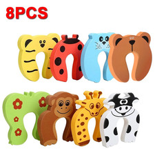8pcs Finger Pinch Guard Door Stopper EVA Foam Child Safety Door Clamp