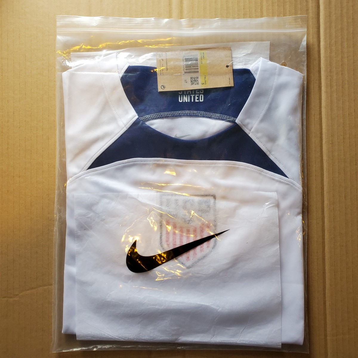 Nike USA Dri-Fit USA Home Soccer Jersey Mens SMALL 193654157074