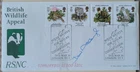 GB 1986 Nature Conservation - Wildlife Appeal FDC - Signed - David Attenborough