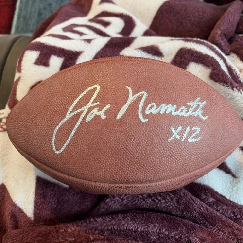 Joe Namath Signed Wilson NFL Football JSA