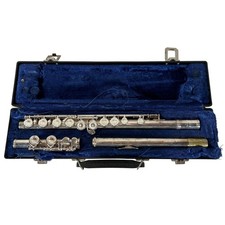 Emerson USA Flute 104 Silver Plated Closed Hole Student with Hard Case