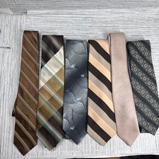 Lot of 6 Vintage Neck Ties Wembley Wemlon Polysilk Variety