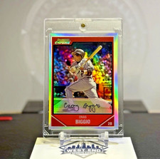 CRAIG BIGGIO 2007 Bowman Chrome REFRACTOR #20 💎 Astros HOF 🔥 FINAL SEASON 🔥