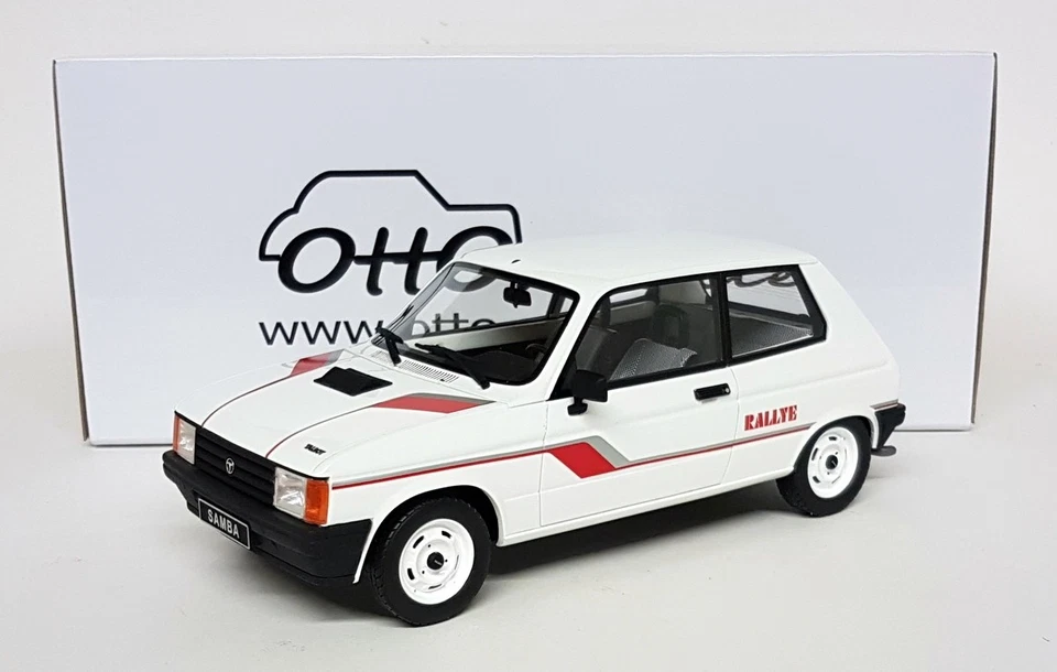 Otto 1/18 Scale Resin - OT694 Talbot Samba Rallye 1983 White - Image 4 of 4