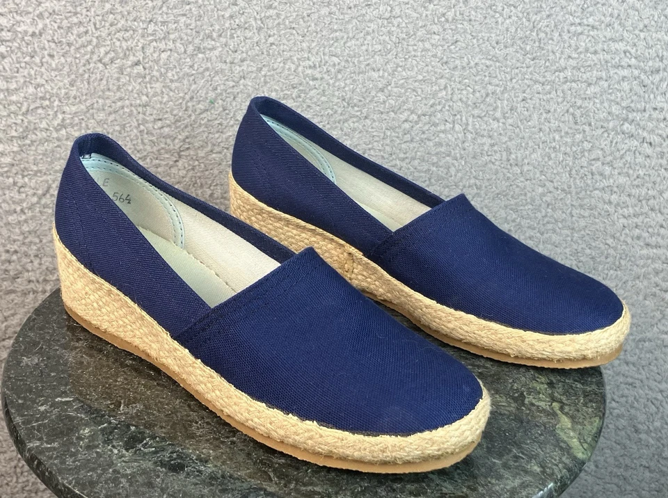 De colección Años 70 Sears The Shoe Place Jeepers Alpargatas Para Mujer 7M Nuevas en Caja Original Foto 3 de 4