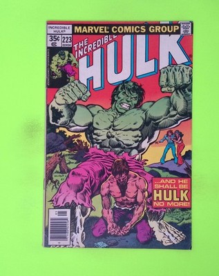 Incredible Hulk #223 Vol. 1 1978 Marvel Comics 1st App Newsstand 6.0 W183-108
