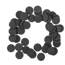 50pcs Graphite Block Disk Electrode - 5.5 Inch High Purity Round Electrode