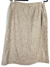 John Meyer tweed multicolor 14 women's vintage skirt preowned 30/29