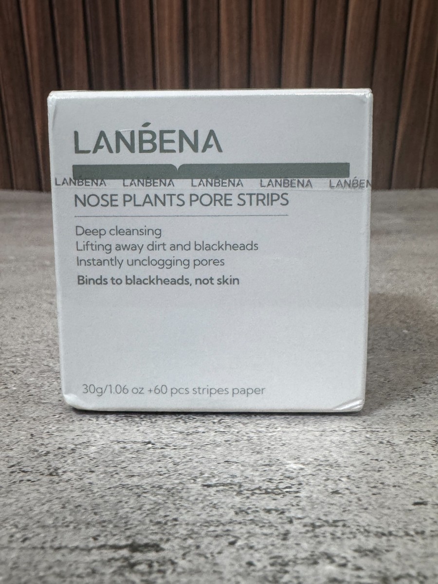 Lanbena Nose Pore Strips Blackhead Remover Plant Mask 60pcs Korean Skincare  New | eBay