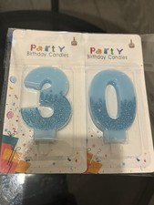 30th blue candles