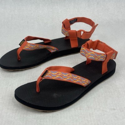 Teva Original Revive 1153651-SRV Sandal Women 12 Orange 40th Anniversary RHS3854