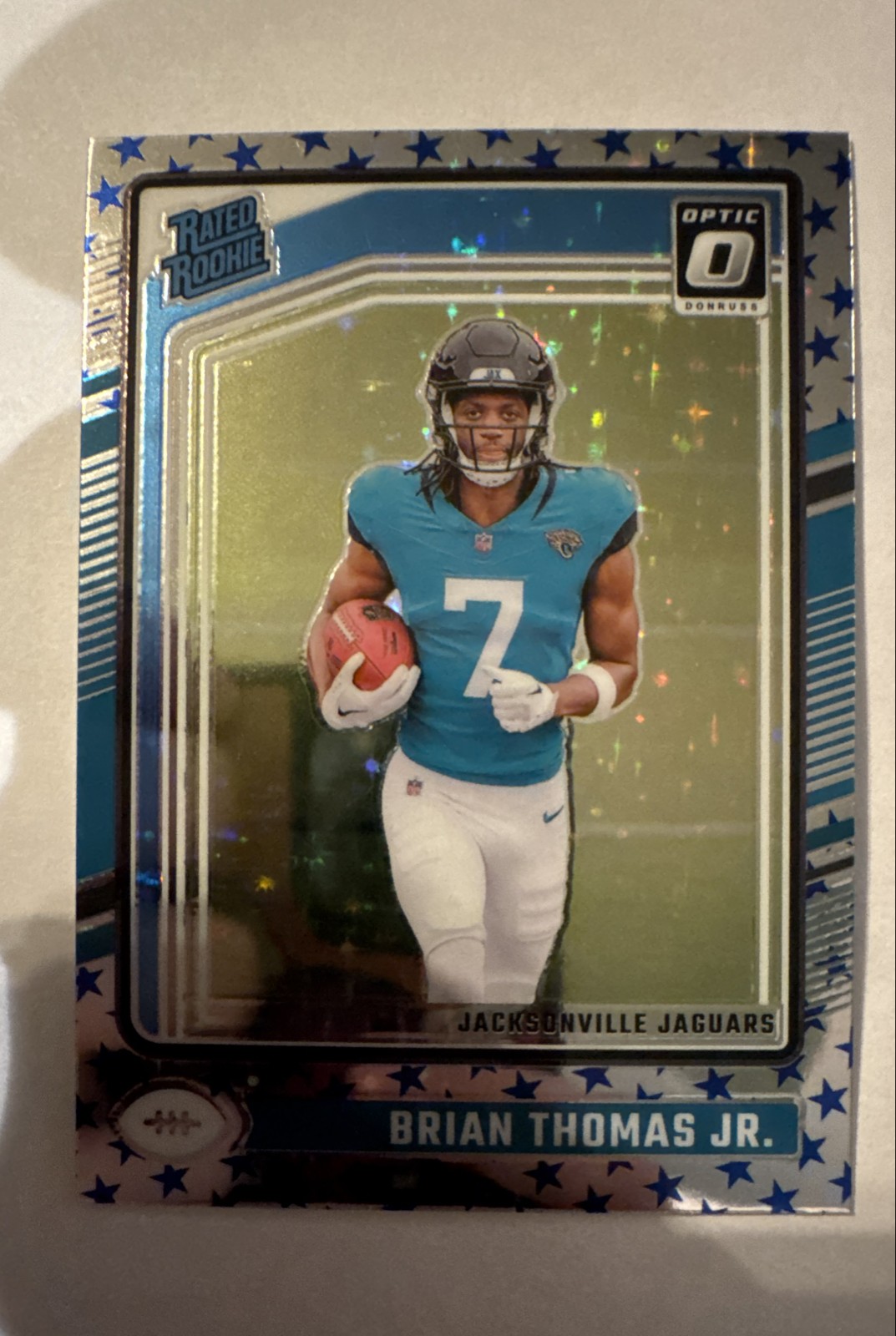 2024 Panini Donruss Optic - Rated Rookie Brian Thomas Jr. #214 Stars Prizm (RC)