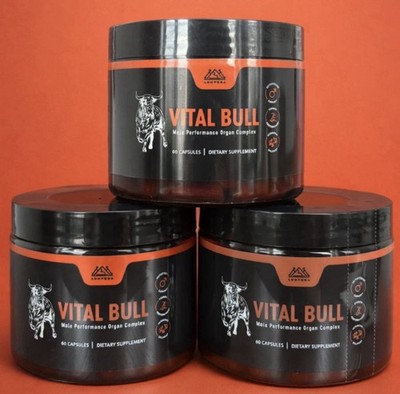 LONVERA Vital Bull Male Perfomance Complex - 3 Month Supply!  AUTHENTIC!  New