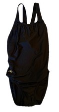 Speedo Women's Swimsuit One Piece Prolt Super Pro Solid Adult Sz 12 Sz 38 Black