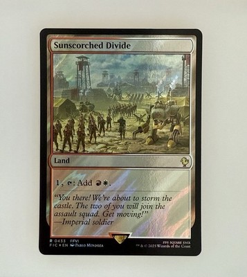MTG: Sunscorched Divide (Surge Foil) Commander: Final Fantasy Foil NM