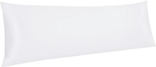 Body Egyptian Cotton Sateen Pillowcases, Set of 1, White 500 Thread Count