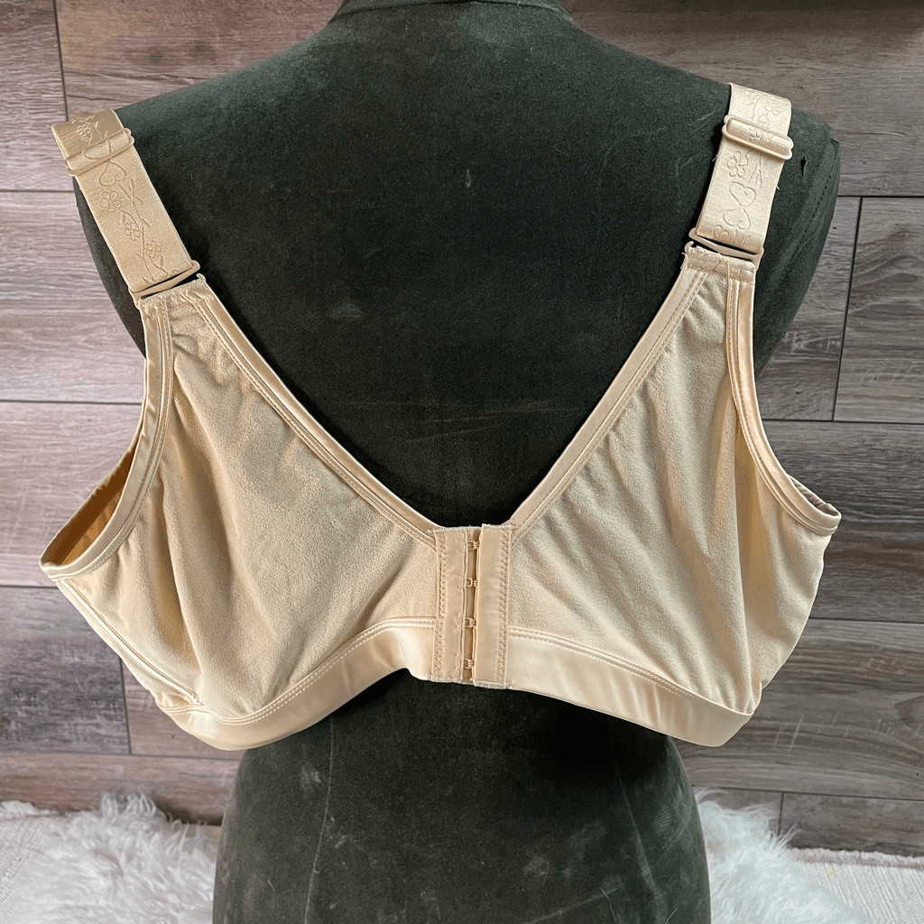 Peach Full Coverage Wireless Cups Bra Adjustable … - image 3