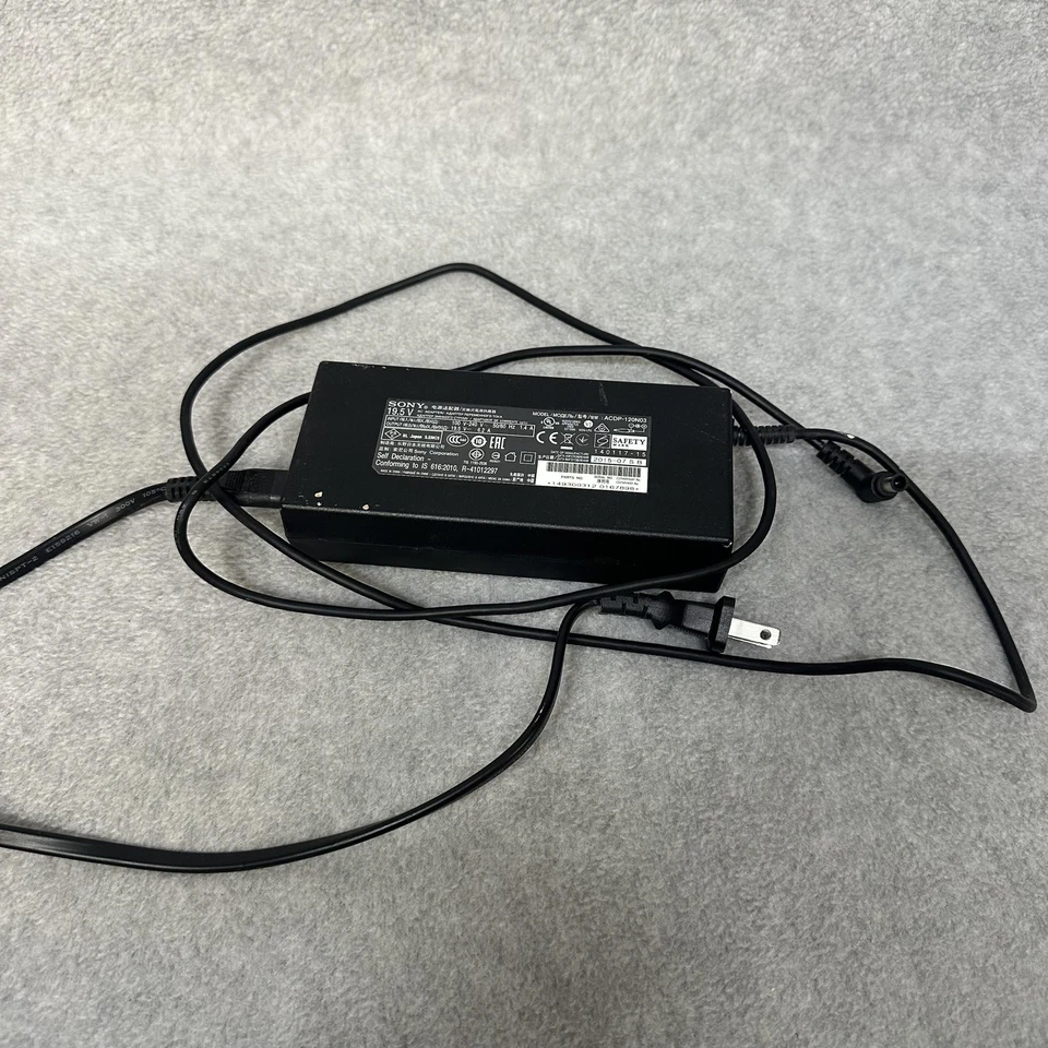 Adaptador de CA 19.5V 6.2A 120W genuino Sony ACDP-120N03 100-240V fabricante de equipos originales Foto 3 de 4
