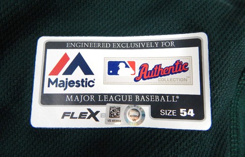 Oakland A's Athletics Blank Game Issued Dark Green Jersey 54 DP48202 - Bild 6 von 8