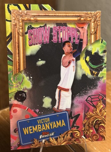 2024-25 Topps Finest - Showstoppers Victor Wembanyama Die Cut #S-13