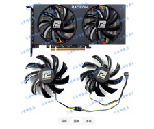 For POWERCOLOR RX6500XT 6600 6600XT 6650XT 6700 Sports Graphics Fan