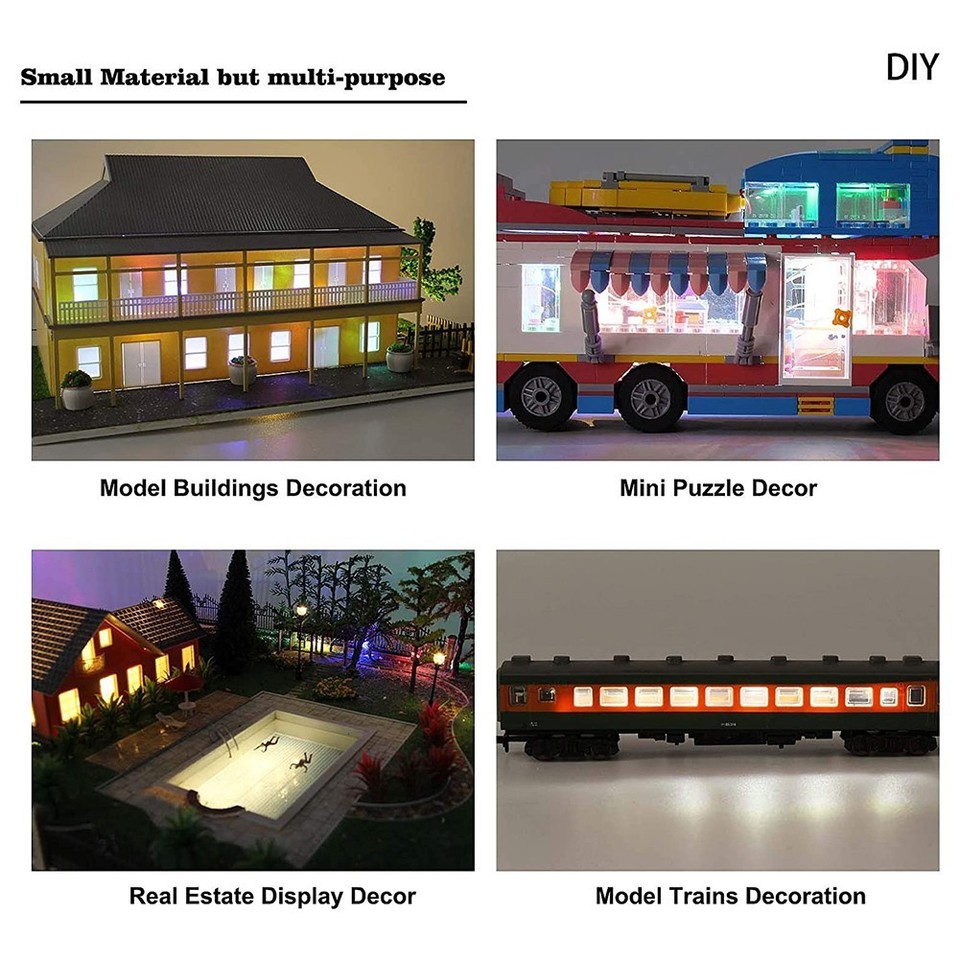 Space Saving Prewired LED 0402 Warm White Light Emitting Diode Pack ...